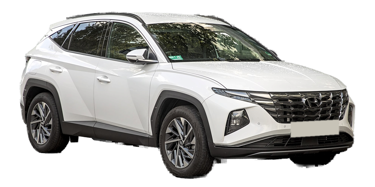 Hyundai Tucson blanc SUV – location Casablanca