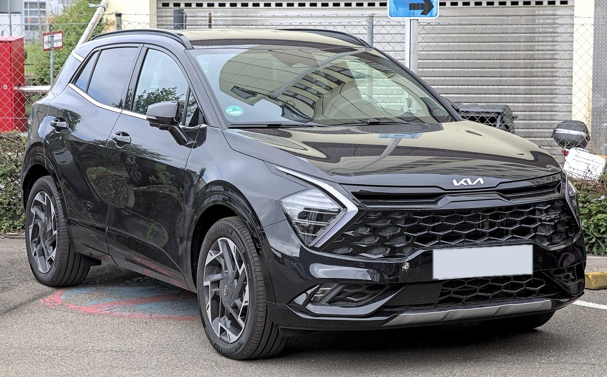 Kia Sportage noir SUV – location Casablanca